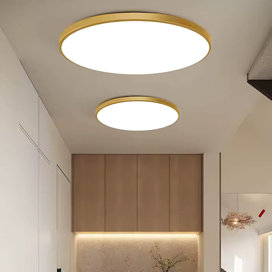 LED Solis 37cm 33W mennyezet semleges arany