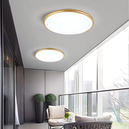 LED Solis 37cm 33W mennyezet semleges arany