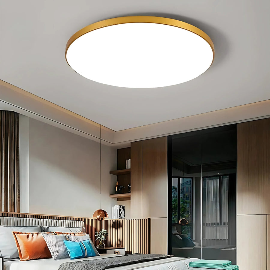 LED Solis 37cm 33W mennyezet semleges arany