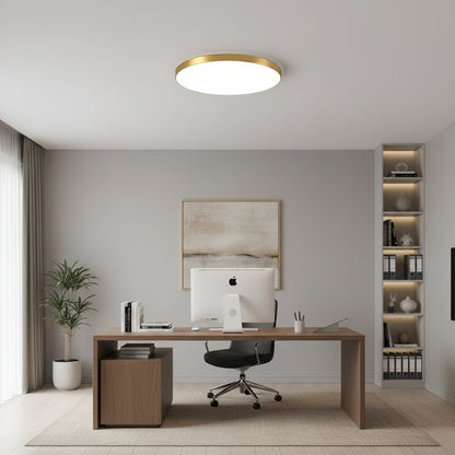 SOLIS LED mennyezeti lámpa 37cm 33W Cold Light Gold