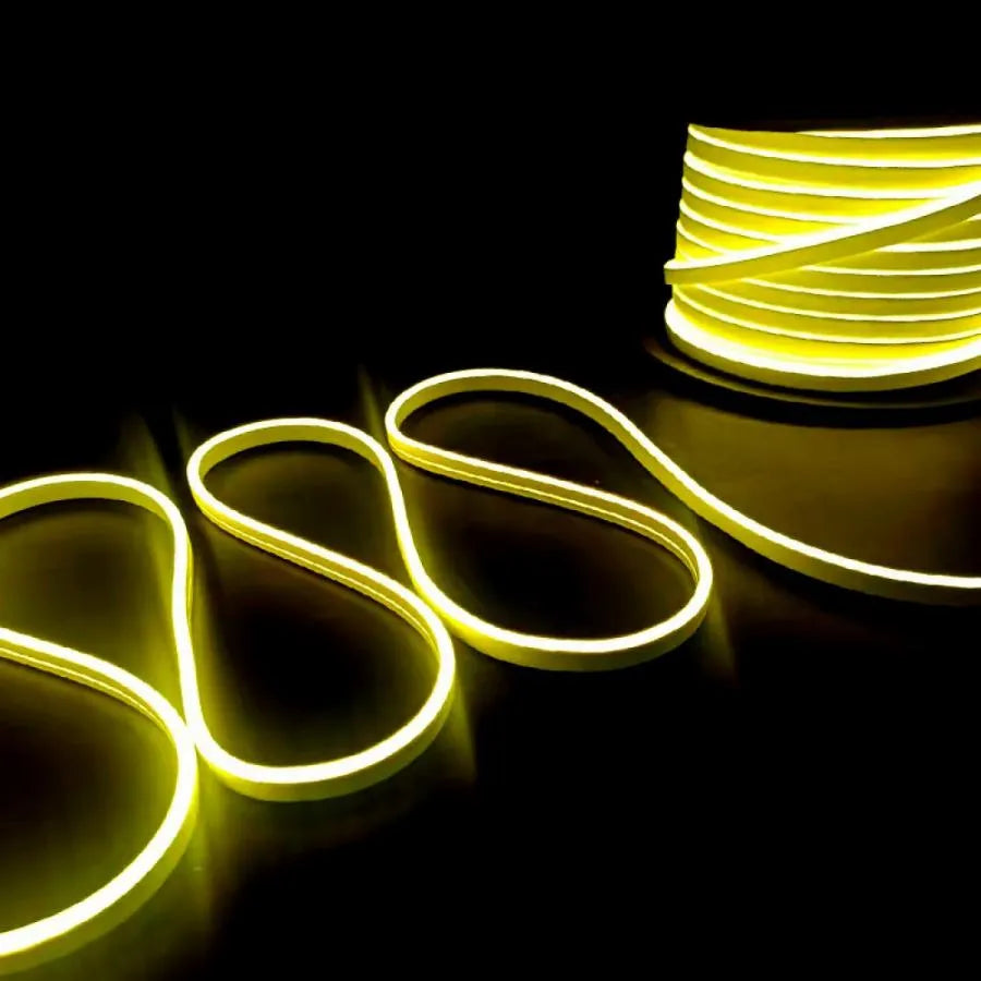 Neon flex sárga 2835 12V IP65