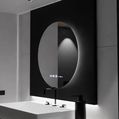 Mirror LED 80 cm -es serenit mozgásgátló marcellow rendszer leolvasztása óra és dimablable hőmérő