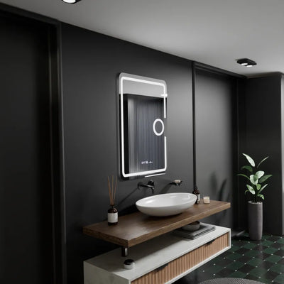 Mirror LED téglalap alakú 50x70cm eclat mozgásglow marcello viták és termáló luba cosmica dimabilil