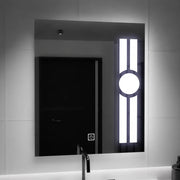 Téglalap alakú LED -tükör, 60x80 cm, getame touch
