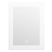 Téglalap alakú LED -tükör, eltorzítás, 60x80cm, Adis Basic Touch