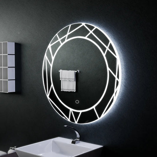 LED Touch Astrix 70x70 cm -es tükör