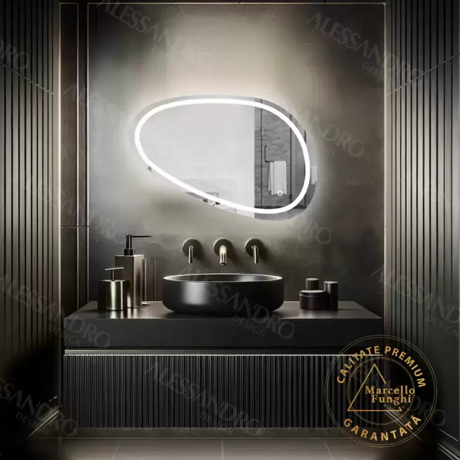 Mirror LED Touch Dissegno behatolásos rendszer 80x45 cm marcello funghi kollekció