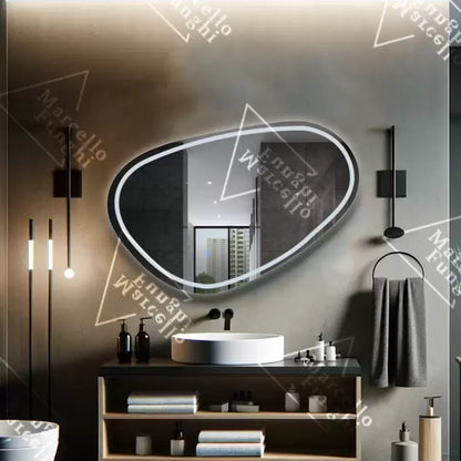 Mirror LED Touch Dissegno behatolásos rendszer 80x45 cm marcello funghi kollekció