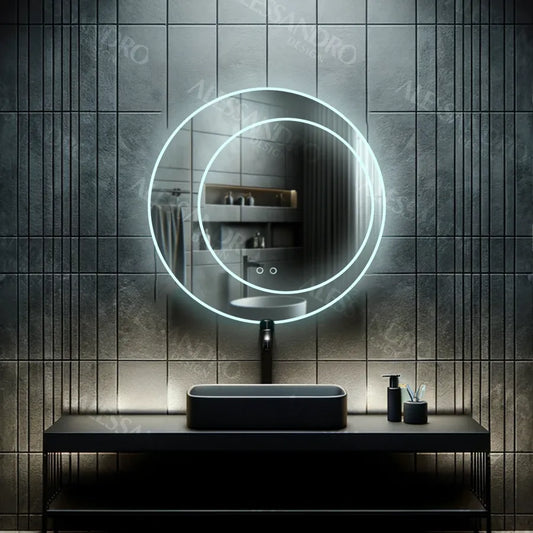 Mirror LED kerek 60 cm -es érintéses feronia rendszer leolvasztása