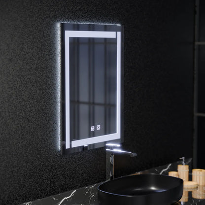 Mirror LED Touch Finater Systebration System 60x45cm