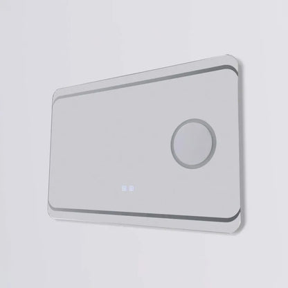 Téglalap alakú LED -tükör, 80x60cm, Stella Touch, Leírásító rendszer