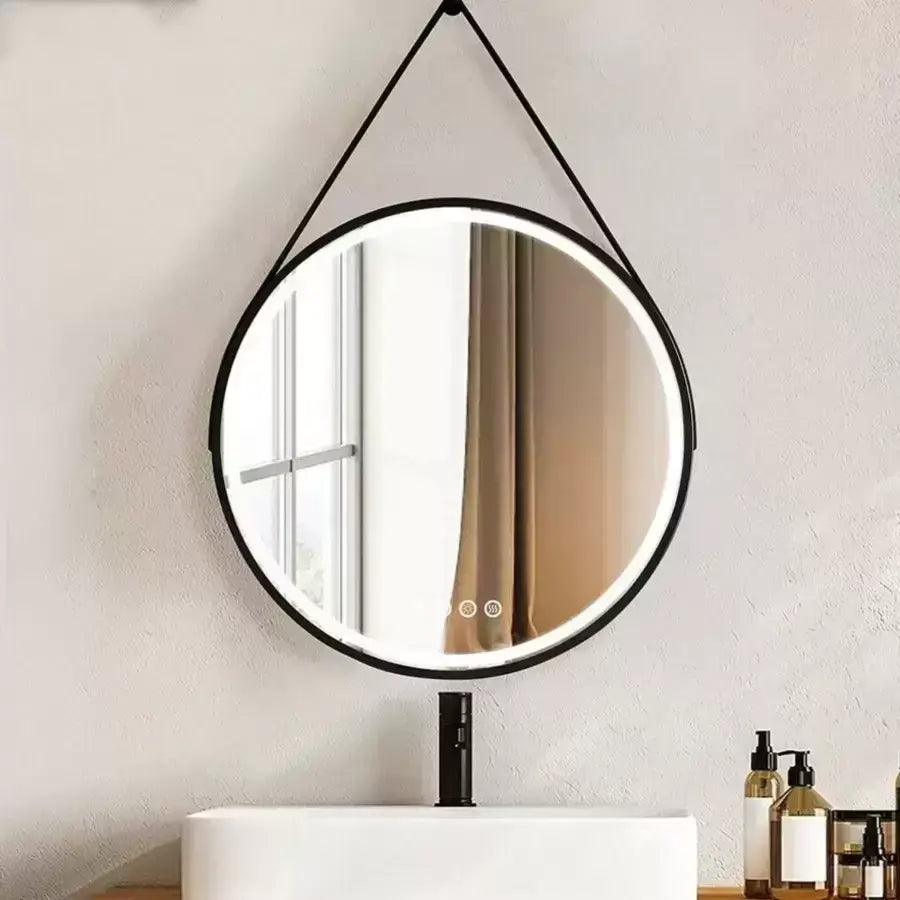 A Mirror LED forduló 60 cm -es celesti Majesti noir Noir MotionGlow Marcello rendszer fogyatékossággal és Daim hőmérővel