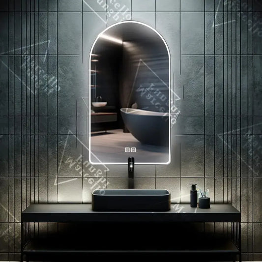 Mirror LED Touch Iulius diszpozíciós rendszer 60x80 cm Marcello Funghi kollekció