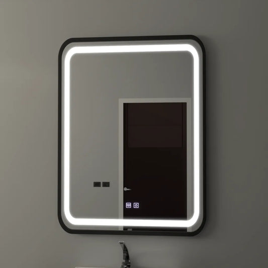 Tükör LED téglalap alakú 60x80cm Taglio Touch rendszer eltorzítás