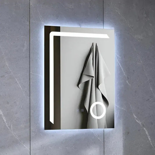 Tükör LED téglalap alakú 60x80cm linea érintő rendszer dimálható kozmetikai lup