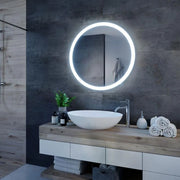 Kerek LED -tükör, 50 cm, érintés Noxia, Disfiguration System