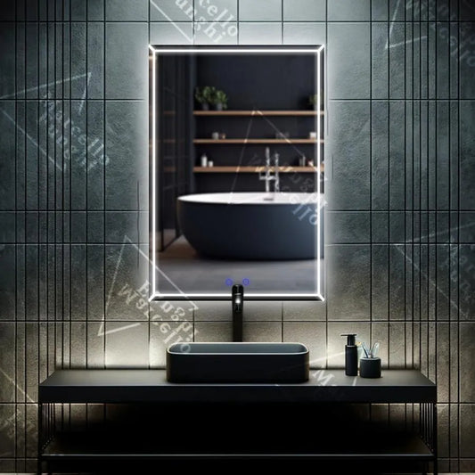 LED Touch Touch Villay Mirror -behatolási rendszer 60x80 cm Marcello Funghi kollekció