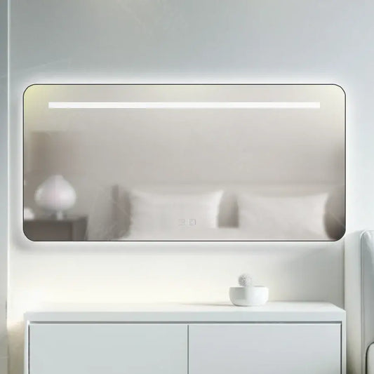 LED Touch Estassia tükör, letiltó rendszer, 110x65 cm, Marcello Funghi kollekció