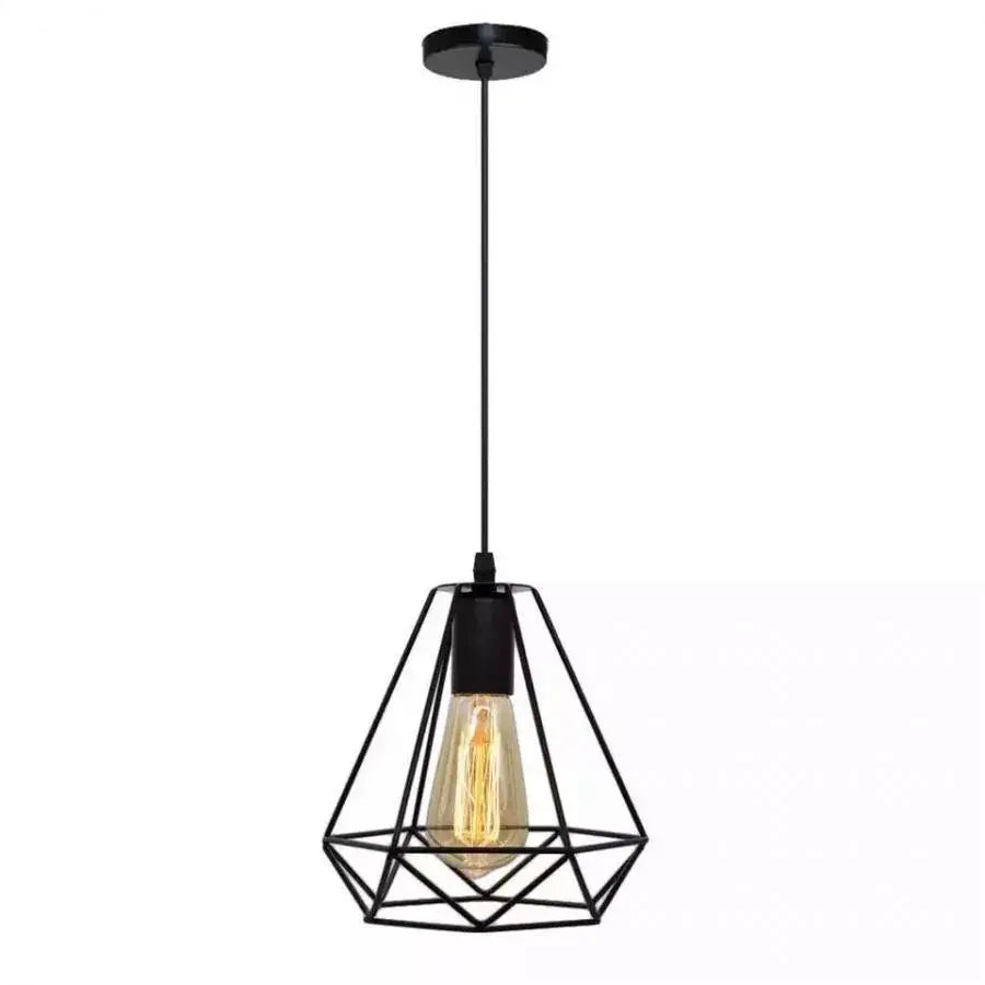 Polust Diamond Shape, Struktur, 1xe27, fekete, fém