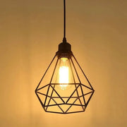 Polust Diamond Shape, Struktur, 1xe27, fekete, fém