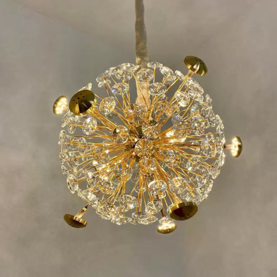 Crystal Arthur 99W Golden LED Medál Modern kandeláber Alapértelmezett cím Alessandro Design