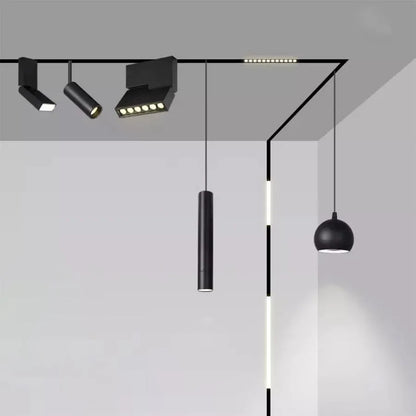 Mágneses LED inga, 7W, semleges fény, fekete