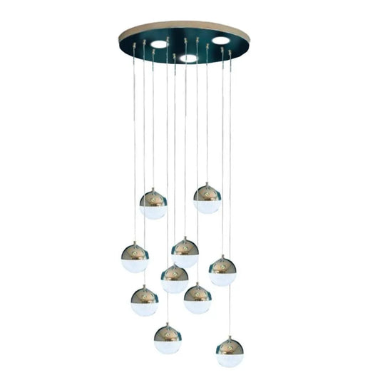 A LED Jeremias pendului távirányítóval, 132W, 2,4 GHz, dimablable, fém, króm