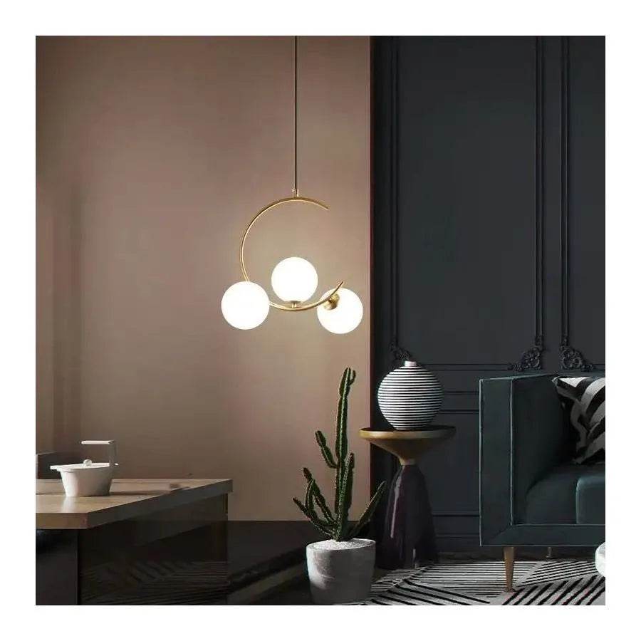 Lust Loft Atrium, 3X E27, Aranyfehér, fém, állítható magasság