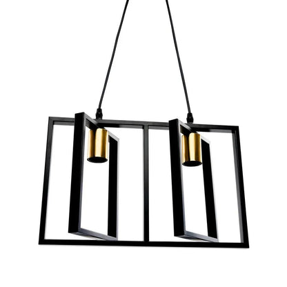 Pendul Patrisi 2x E27 fekete