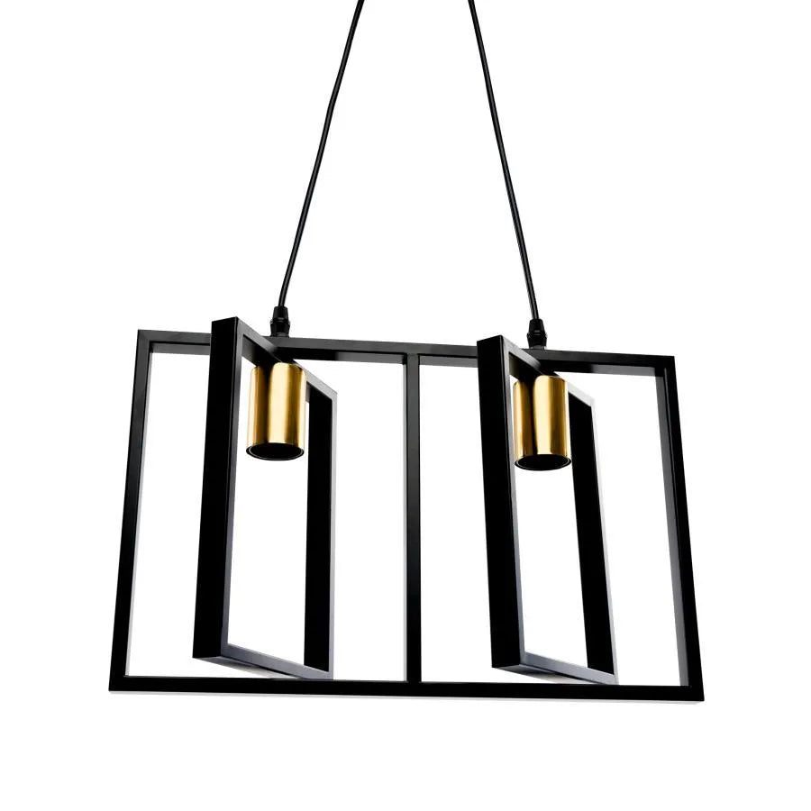 Pendul Patrisi 2x E27 fekete