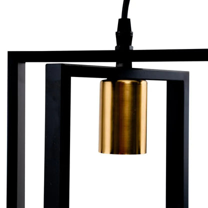 Pendul Patrisi 2x E27 fekete