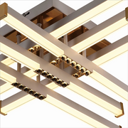LED csillár távirányítóval LT178/6WH, 84W, 6 elem, hideg/meleg/semleges fény, szabályozható, fehér