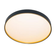 LED 24W, kerek, abs, fehér és fekete
