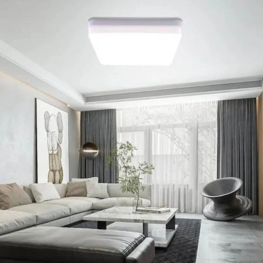 Cotena LED mennyezeti lámpa, 60 W, fehér, IP.44, négyzet alakú LED mennyezeti lámpa Alapértelmezett cím Alessandro Design