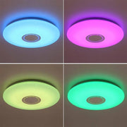 RGB LED mennyezet intelligens távvezérlővel, 24 órás fehér zenével
