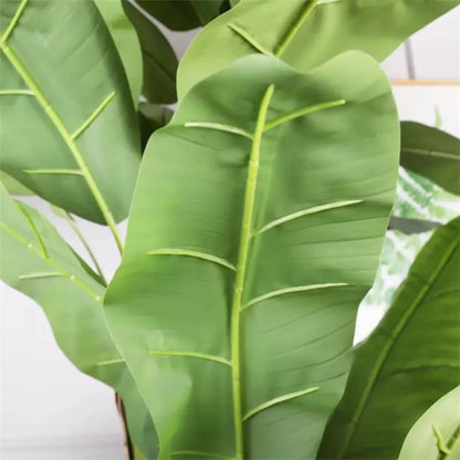 Japán bananális mesterséges növény, 3 ág, nincs 190 cm -es zöld edény