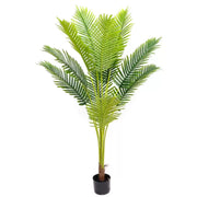 Pálma mesterséges növény Areca, edények nélkül, 160 cm zöld