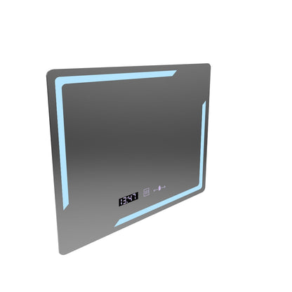 Mirror LED téglalap alakú 80x60cm Rayonement MotionGlow Marcelow rendszer fogyatékosság és Daim hőmérő