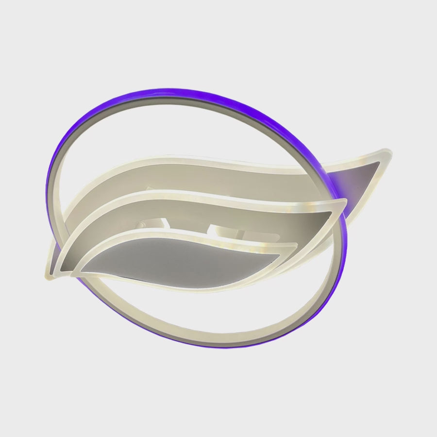 LED -vágy Jarria 52W távvezérléssel, hideg/forró/semleges/RGB fény, fehér, fehér