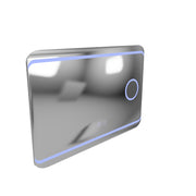 LED tükör E30S/65X45, érintés és páramentesítő funkció, kozmetikai fény, 65x45 cm, hideg fény 6000K