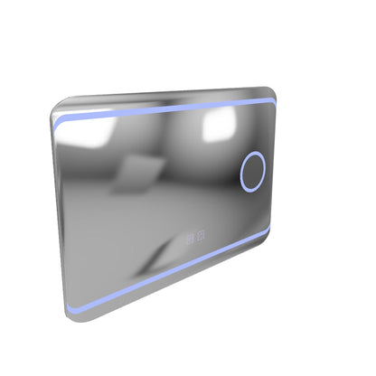 LED tükör E30S/65X45, érintés és páramentesítő funkció, kozmetikai fény, 65x45 cm, hideg fény 6000K