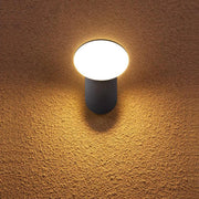 Kültéri LED fali lámpa 10W, AX165, meleg fény 3000K, fekete