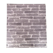 Állítsa be a 10D 3D -s ön -adézív szürke téglákat puha habból, 77 cm x 70 cm x 6mm