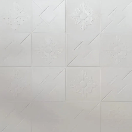 10x öntapadó 3D puha hab tapéta, 70cmx70cmx2mm, fehér 3D tapéta Alapértelmezett cím Alessandro Design