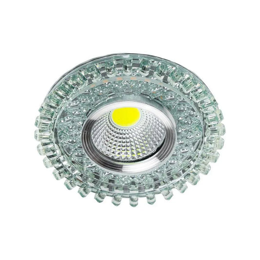 LED -folt, 5W, kerek, 6000K, lila fény