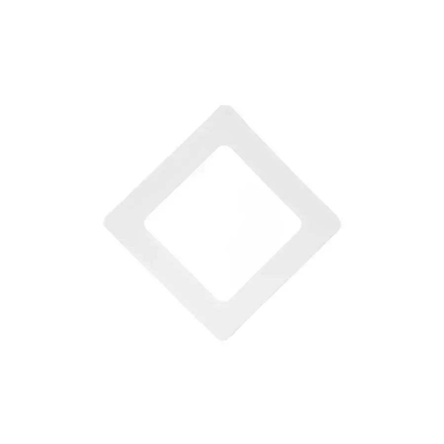 LED -foltot alkalmazva, 6W, 6400K, fém, fehér
