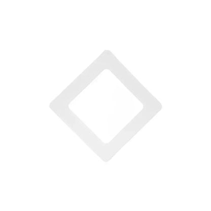 LED -foltot alkalmazva, 6W, 6400K, fém, fehér