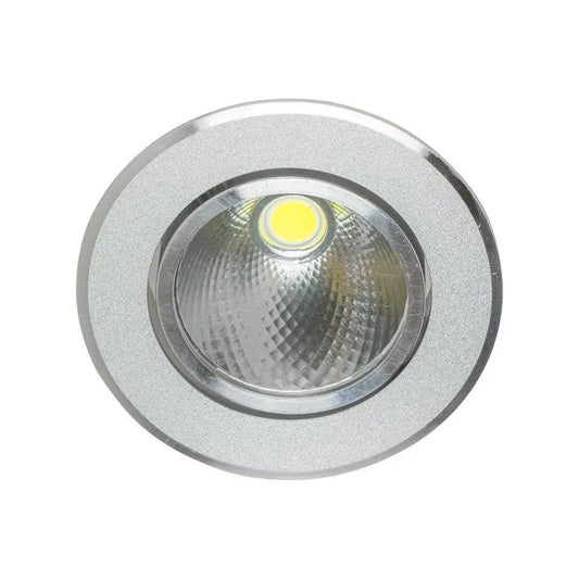LED -folt, 5W, fém, ezüst