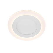 Kerek LED -es folt, 9W, 3000K/6500K, három funkció, fehér, fehér