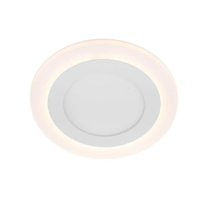 Kerek LED -es folt, 9W, 3000K/6500K, három funkció, fehér, fehér